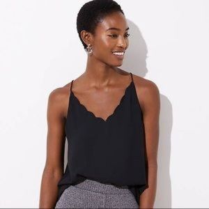 LOFT Scalloped Cami - Size XSP